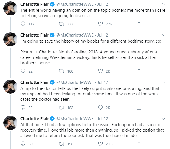 Leak wwe charlotte Charlotte Flairs