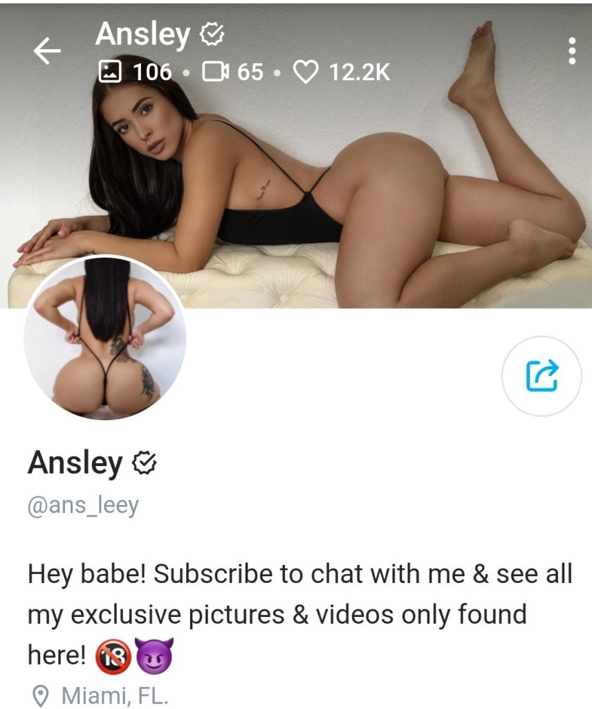 Instagram ansley pacheco onlyfans Onlyfans whore