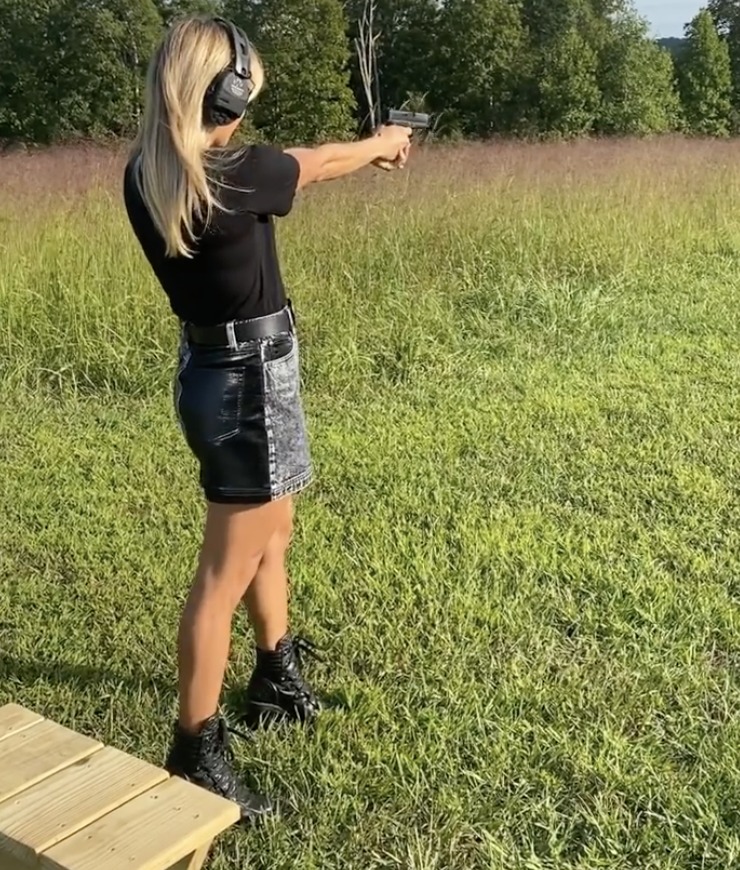Carrie Underwood is a Sharp Shooter!
