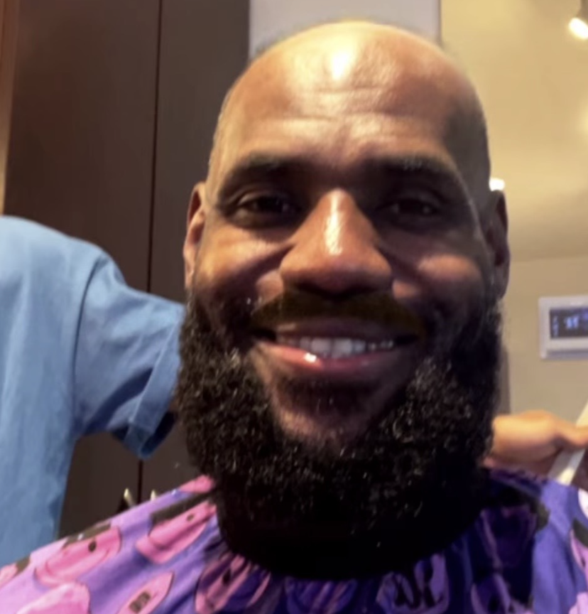LeBron James Shaves his Head!